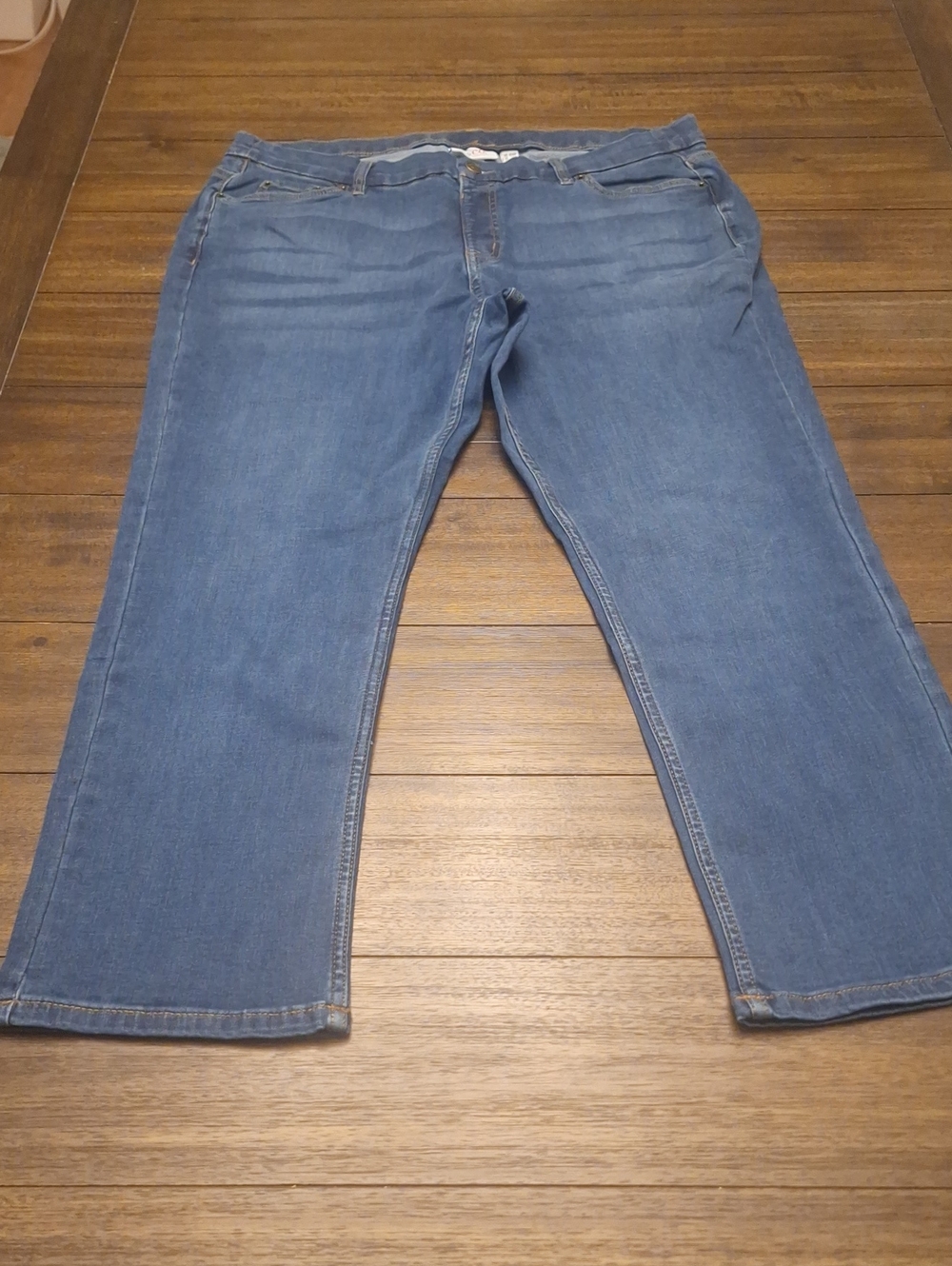 Denim&Co Medium Blue Bootcut Stretch Jeans